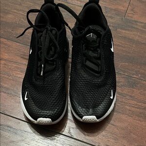 Nike Air Max Black Mesh Sneakers